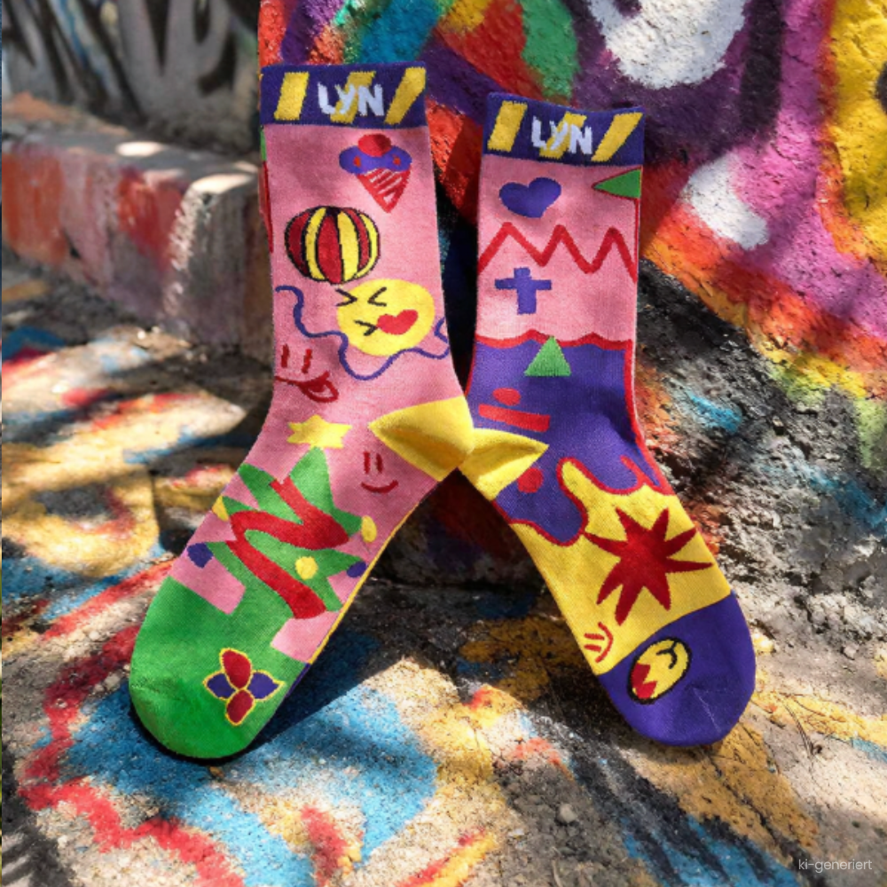 WhyNot | Bunte Crew-Socken